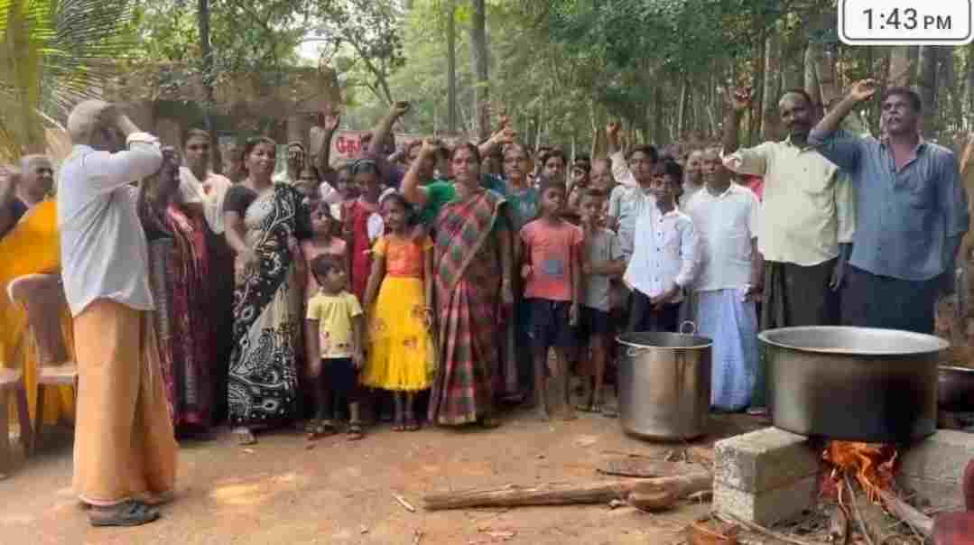 குமரி மாவட்டத்தில் தேர்தல் புறக்கணித்து கஞ்சி காய்ச்சும் போராட்டம்.