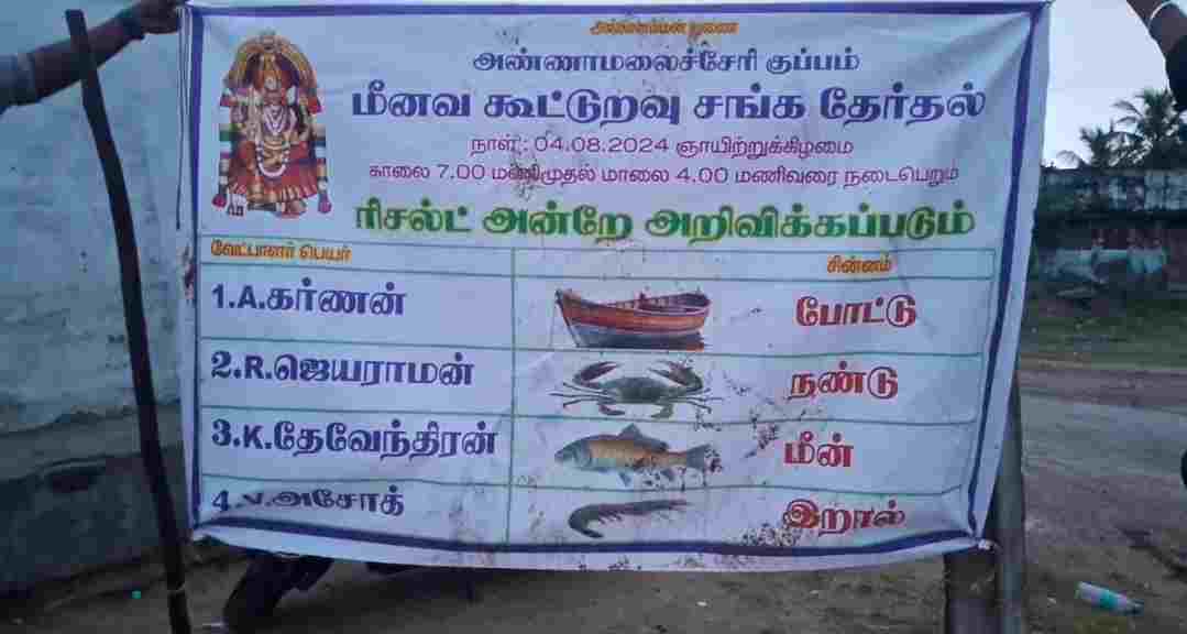 மீனவ கூட்டுறவு சங்க தேர்தல் யாருக்கு வெற்றி