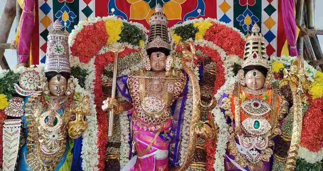 கும்பகோணத்தில் தென்னக அயோத்தி என போற்றப்படும் இராமசாமி திருக்கோயிலில் இராமநவமி முன்னிட்டு இன்று திருத்தேரோட்டம்.