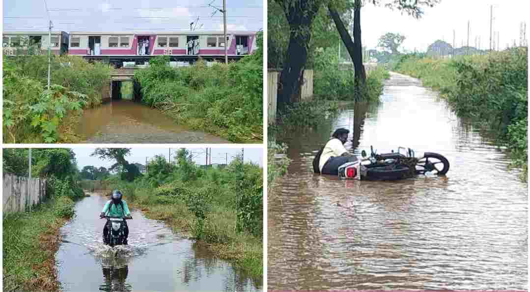 செவ்வாப்பேட்டை ரயில் நிலையம் அருகில் உள்ள சுரங்கப்பாதை குண்டும் குழியுமாக இருப்பதால் கீழே வீழுந்து விபத்து ஏற்படும் அபாயம் .