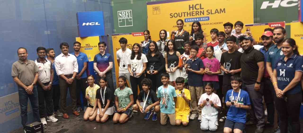 Successful Finish for Chennai Leg of HCL Squash Tour & Southern Slam