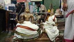 காஞ்சிபுரம் ஏகாம்பர நாதர் கோவிலில், உற்சவருக்கு சிலை செய்ததில், 8.7 கிலோ தங்கம் மோசடி வழக்கு சிவகாஞ்சி காவல்துறையினருக்கு மாற்றம்.